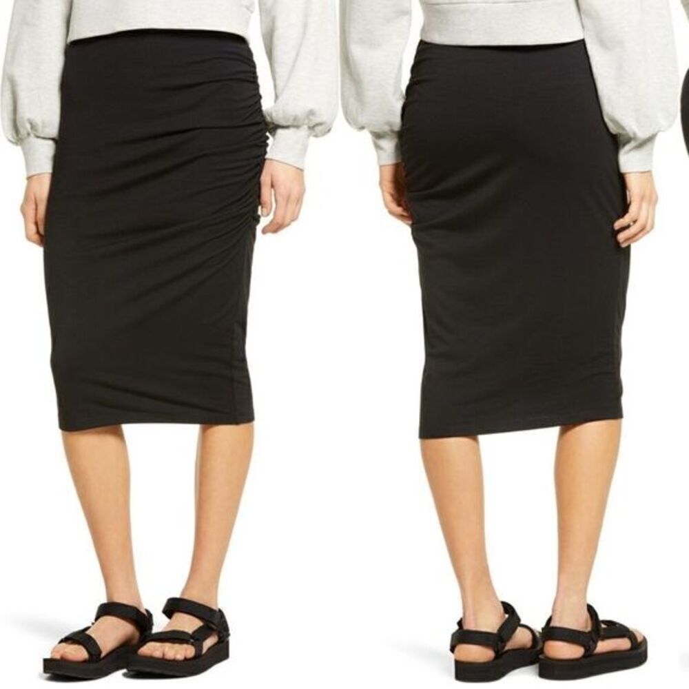 ‎Treasure & Bond Side Ruched Skirt